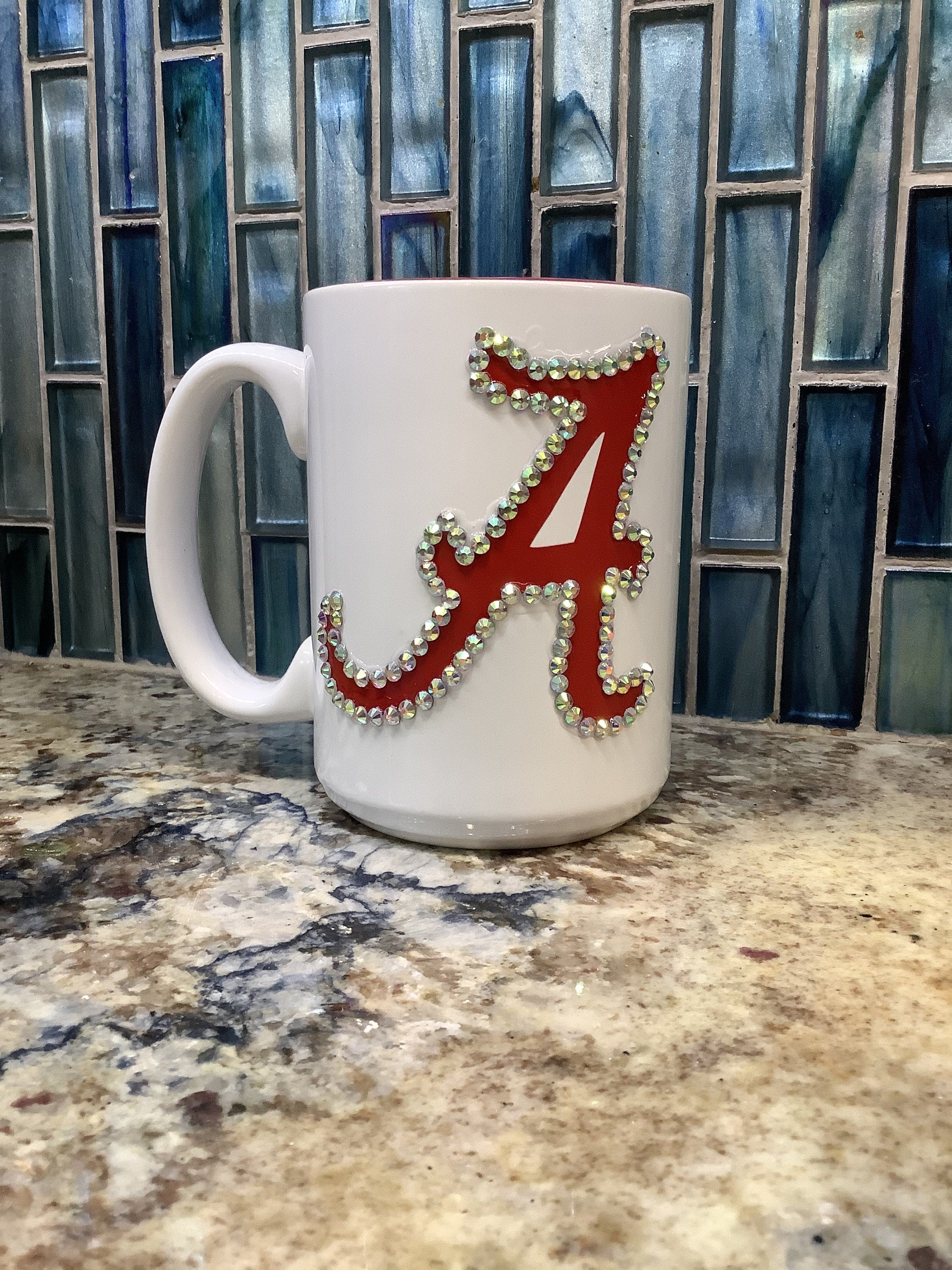 Alabama Crimson Tide Rhinestone Coffee Mug
