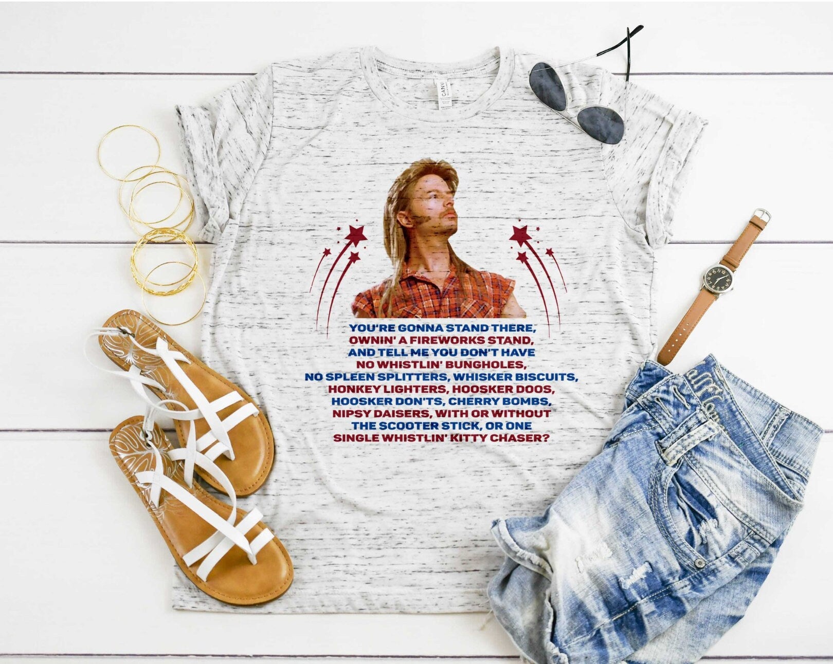 Joe Dirt Fireworks Shirt
