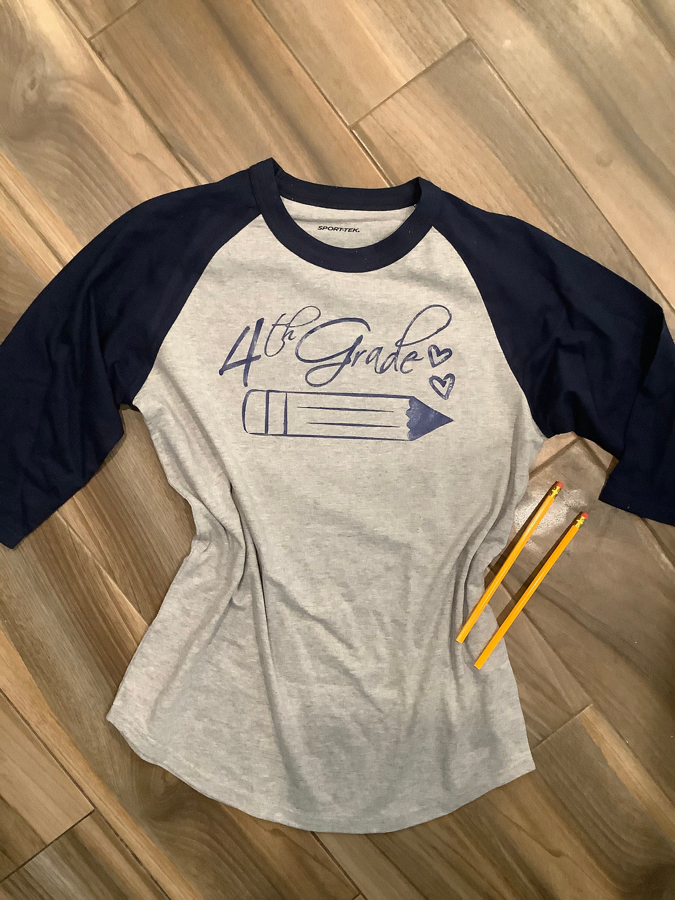 Back to School Customized Raglan Shirt