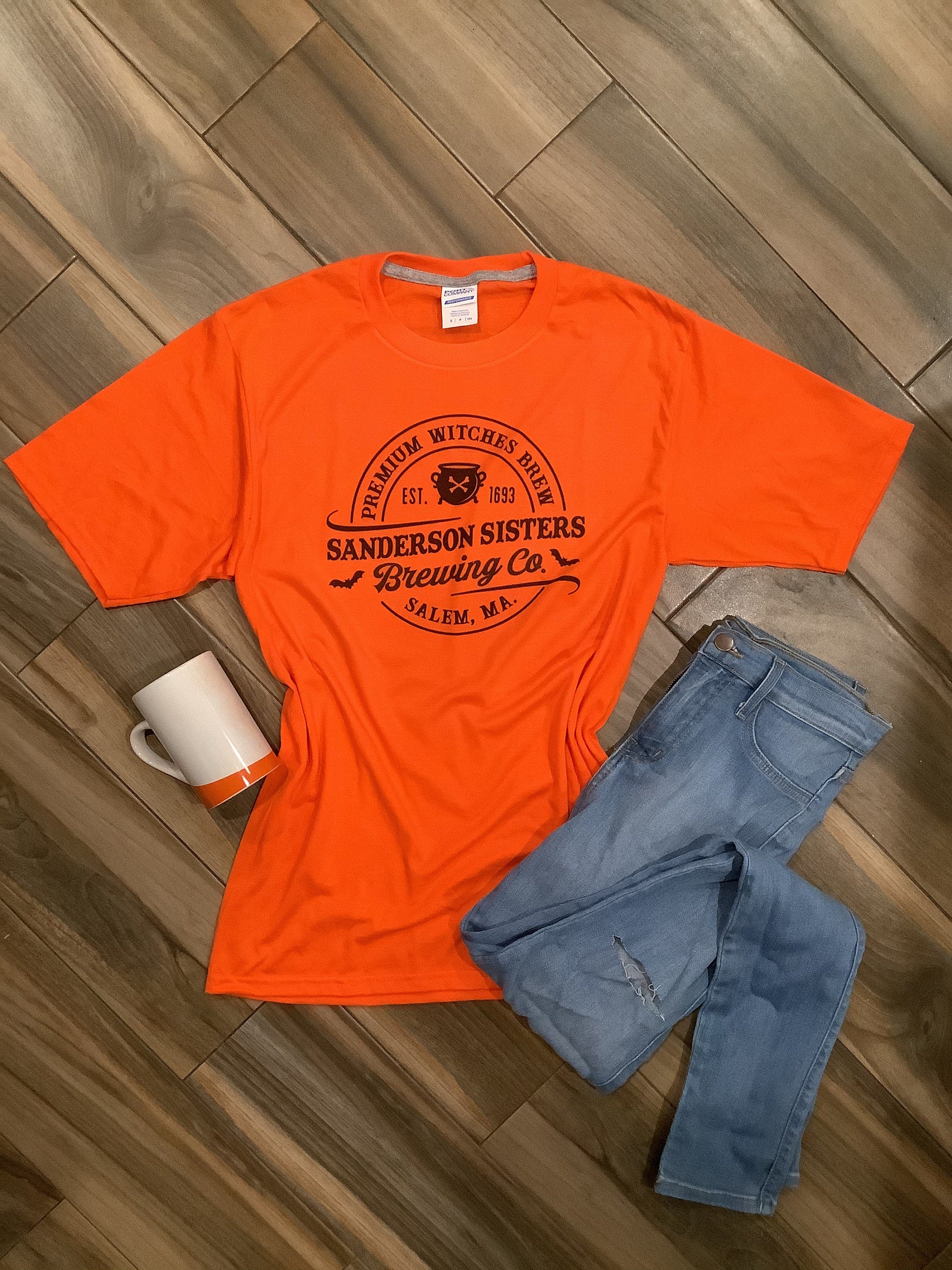 Sanderson Brewing Company Orange Halloween Shirt