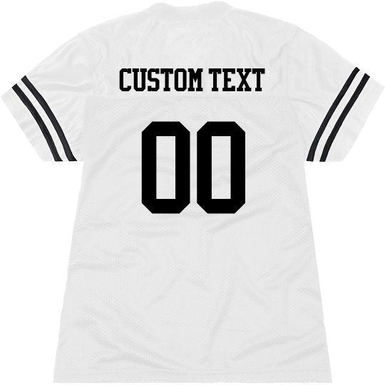Custom Name & Number on Football Jersey, Tank or Tee