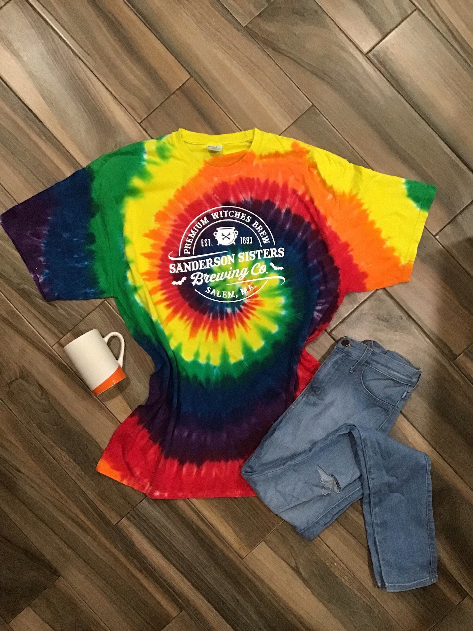 Sanderson Brewing Company Halloween Tie Dye Shirt