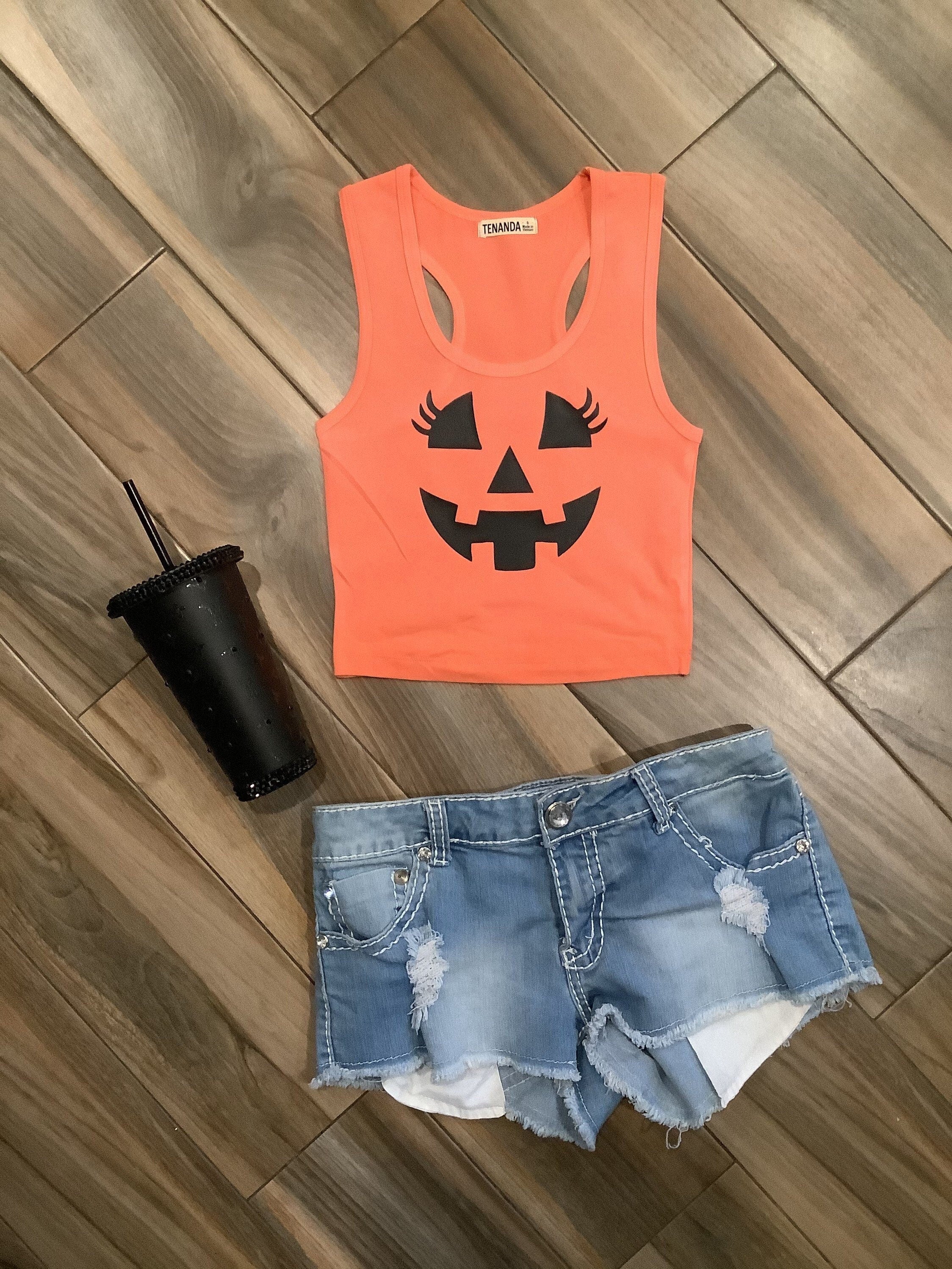 Halloween Pumpkin Top