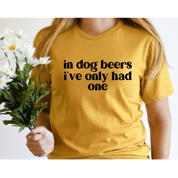 in Dog Beers, I've Only Had One Brewers Work Shirt Navy / Large