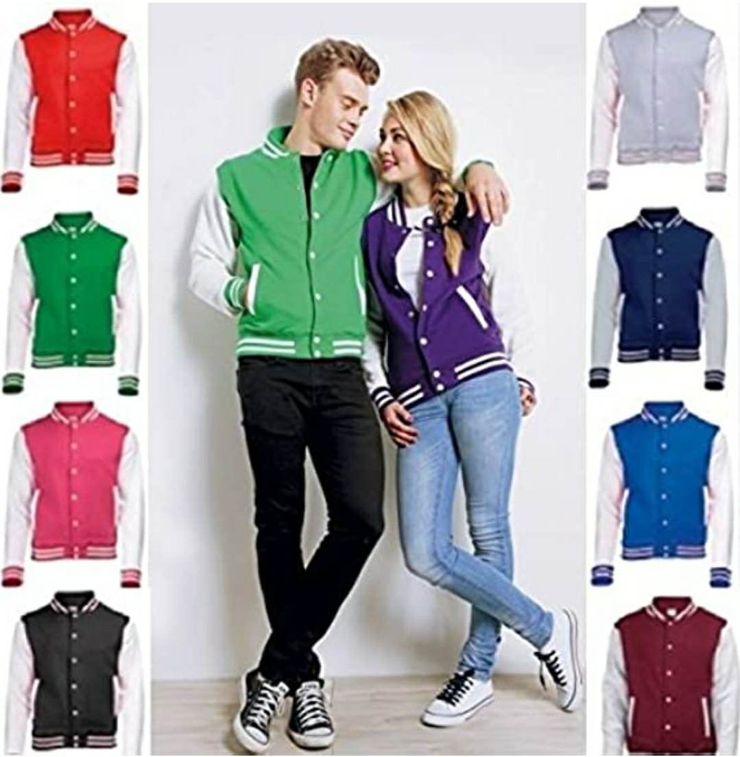 Embroidered Letterman Jacket