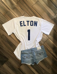 LA Dodgers Inspired Baseball Jersey - White