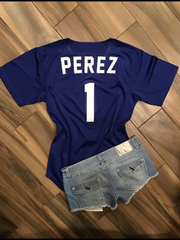 LA Dodgers Inspired Elton John Style Baseball Jersey - Blue