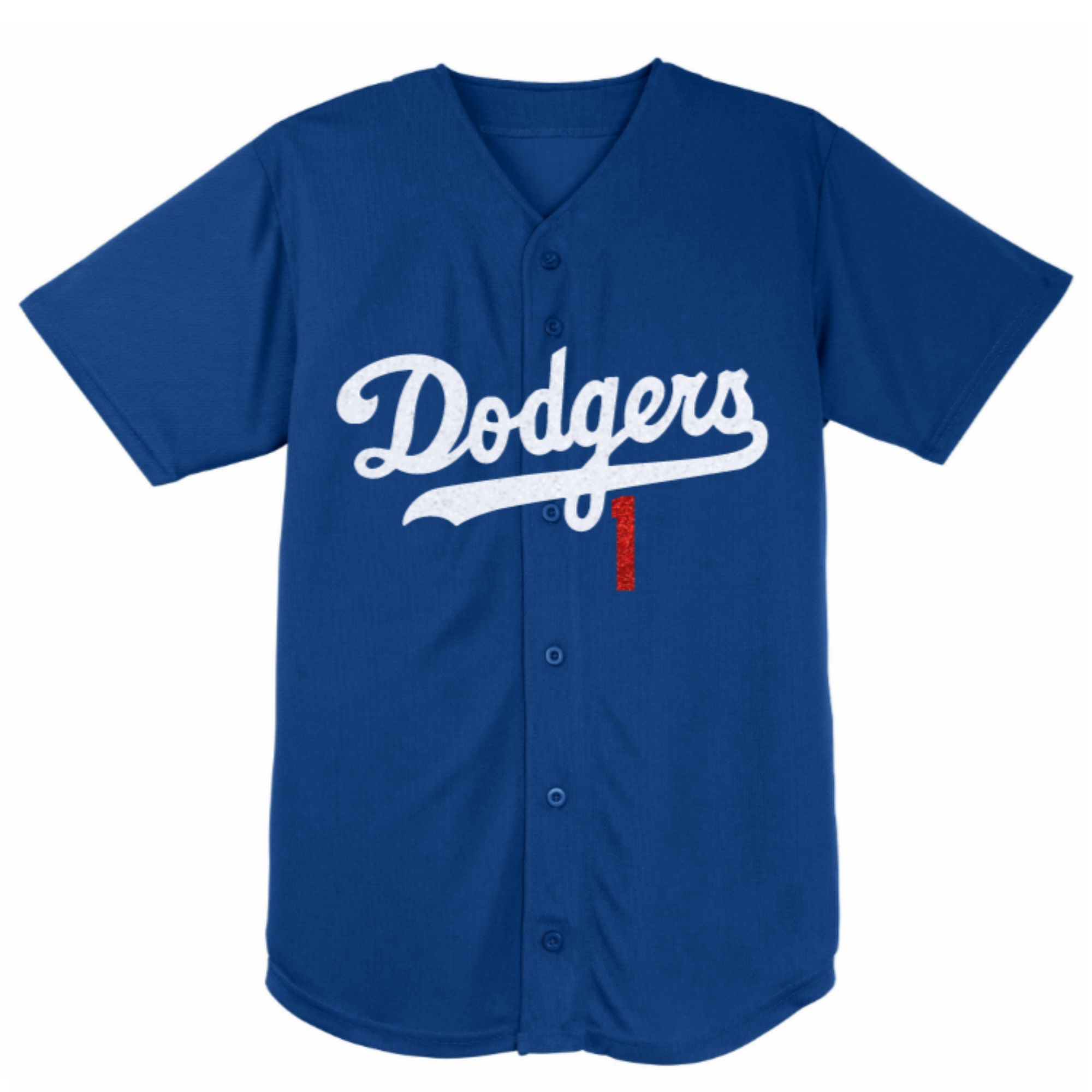 LA Dodgers Inspired Elton John Style Baseball Jersey - Blue