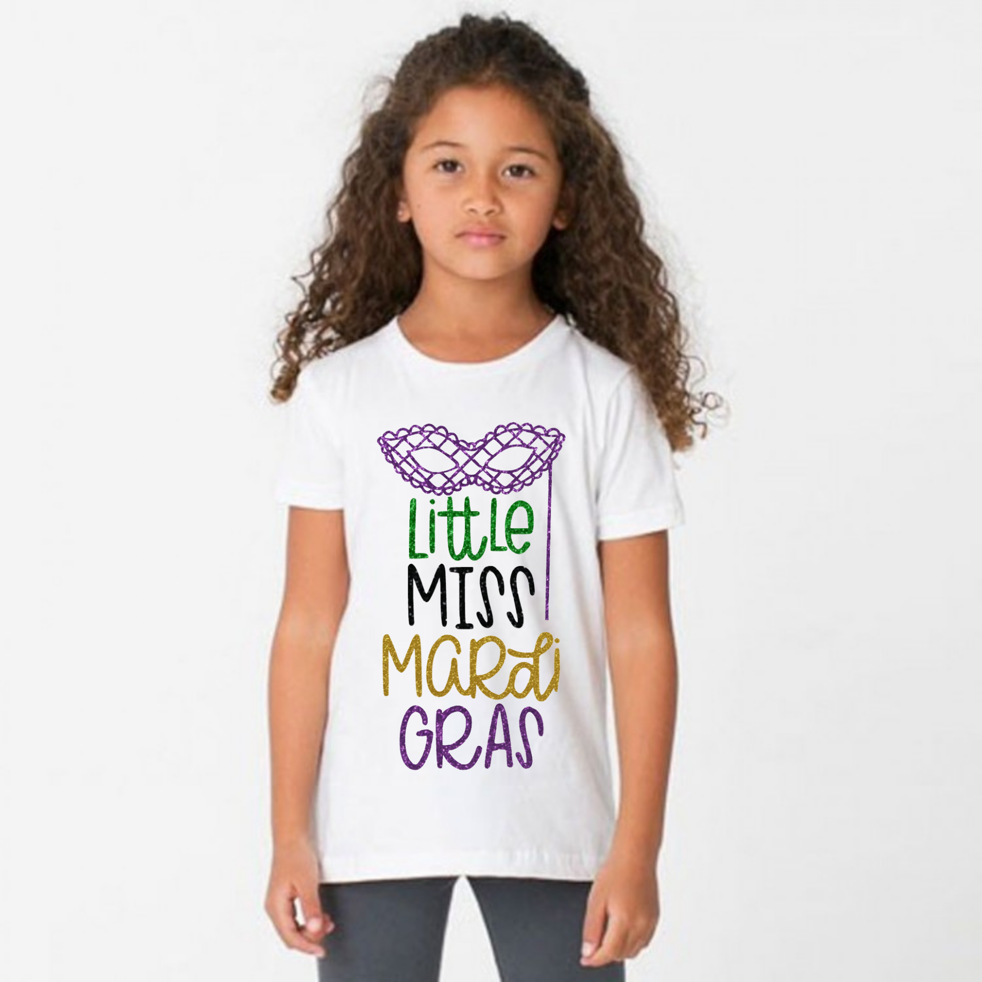 Little Miss Mardi Gras Shirt