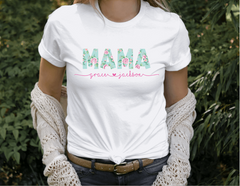Custom Mom with Kids Names Shirt