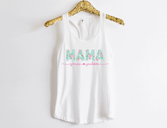 Custom Mom with Kids Names Shirt