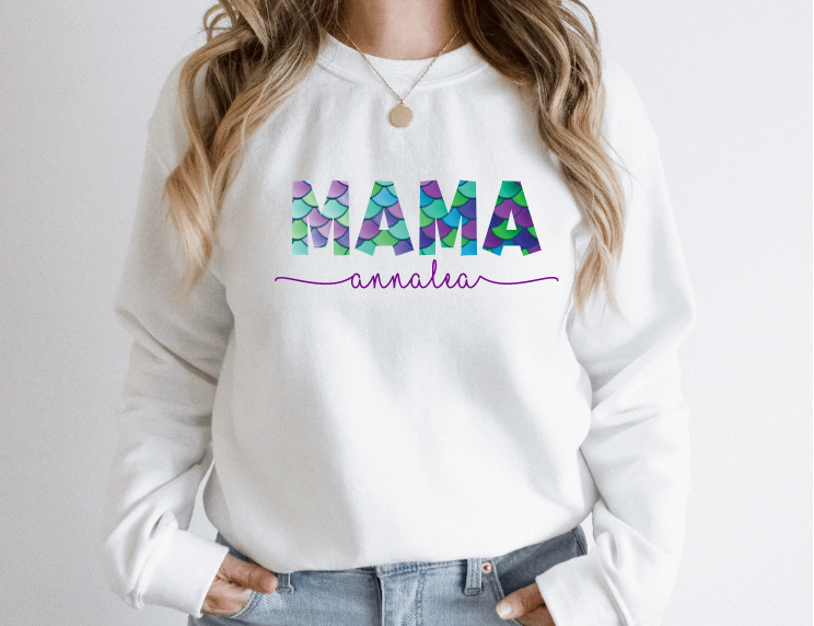 Custom Mom with Kids Names Shirt