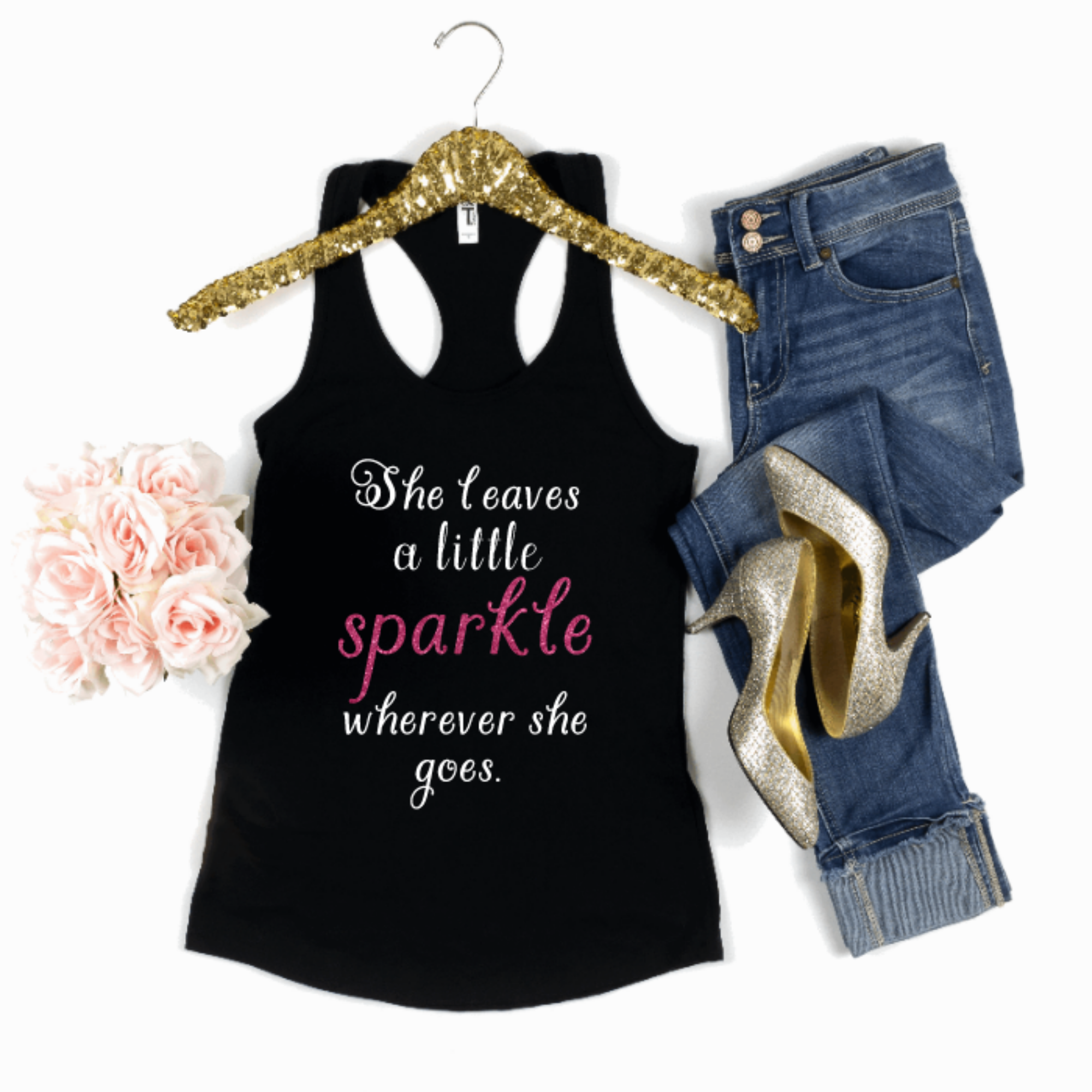 She Leaves a Little Sparkle Wherever She Goes Shirt