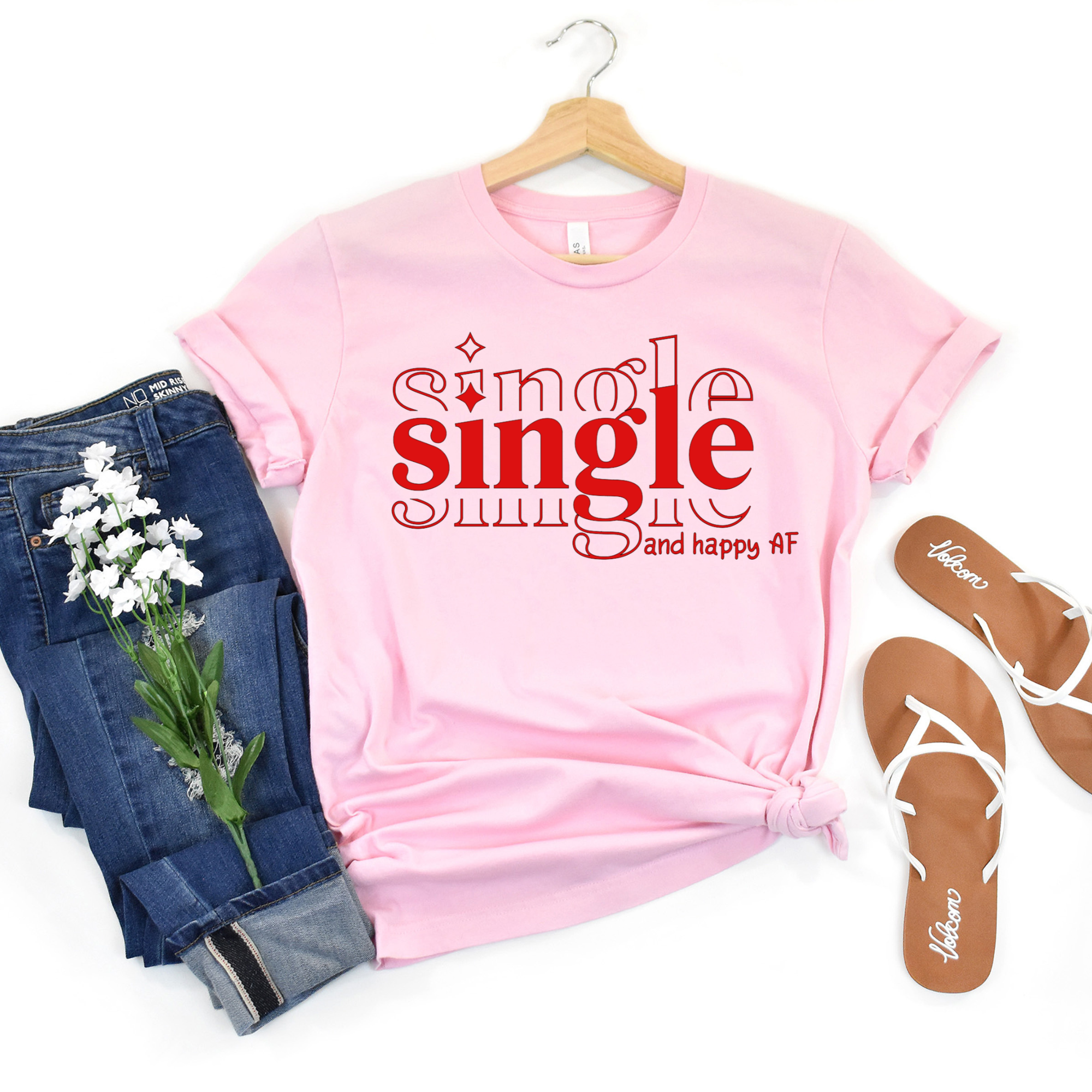 Single And Happy AF Shirt