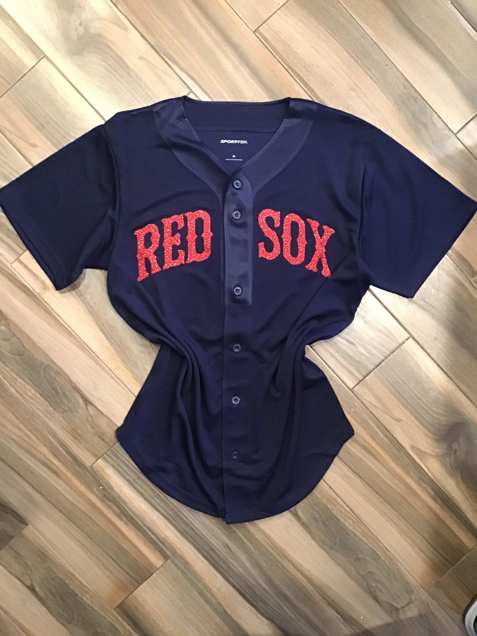 Boston Red Sox Inspired Baseball Jersey