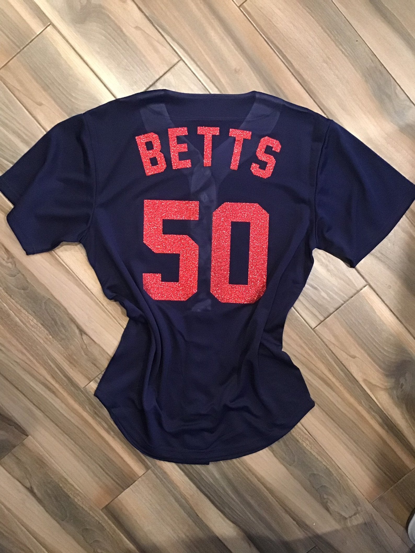 Boston Red Sox Inspired Baseball Jersey
