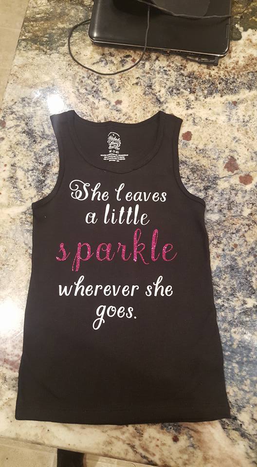 She Leaves a Little Sparkle Wherever She Goes Shirt