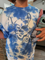 Stitch Tie-Dye Glitter Tee