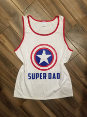 Super Dad Captain America Shirt