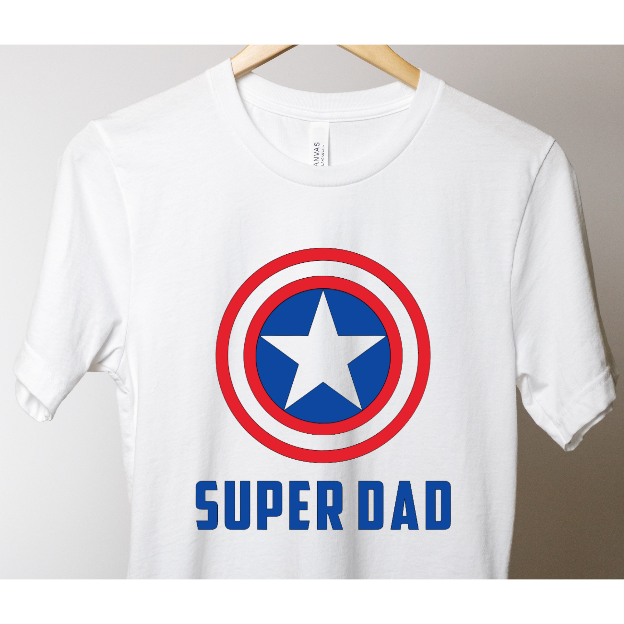 Super Dad Captain America Shirt