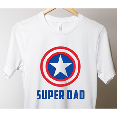 Super Dad Captain America Shirt