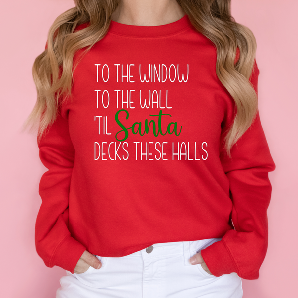 Deck the 2025 wall christmas sweater