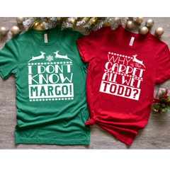 Christmas Vacation Todd And Margo Matching Shirt Set