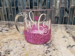 Wifey Glitter Coffee Mug