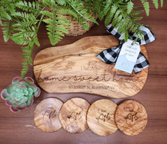 Custom Live Edge Closing Gift Set