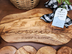 Custom Live Edge Closing Gift Set