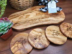 Custom Live Edge Closing Gift Set