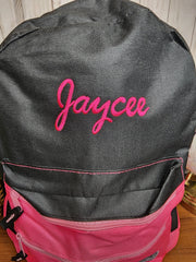 Custom Embroidered Backpack