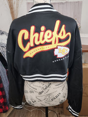 Custom Designed Team Cropped Letterman Jacket (6 Colors to Choose From!)