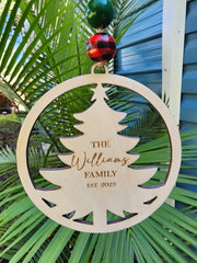 Personalized Christmas Tree Ornament