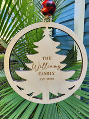 Personalized Christmas Tree Ornament