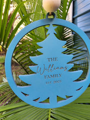 Personalized Christmas Tree Ornament