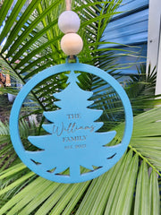 Personalized Christmas Tree Ornament