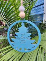 Personalized Christmas Tree Ornament