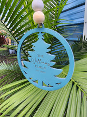 Personalized Christmas Tree Ornament