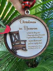 Christmas In Heaven Ornament