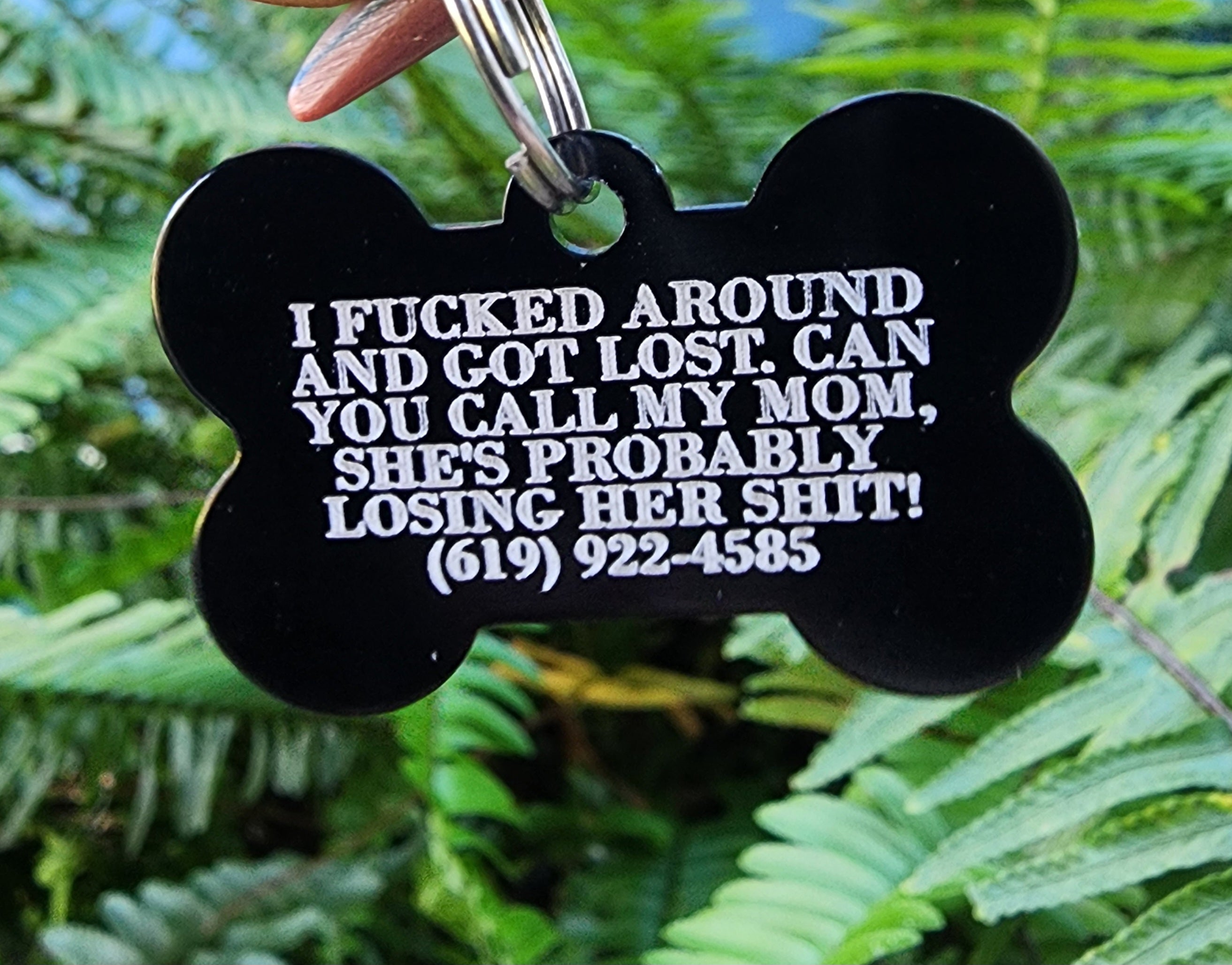 Funny Personalized Pet Collar Tag