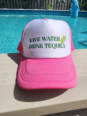 Save Water Drink Tequila Trucker Hat