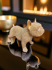 French Bulldog Rhinestone Statue