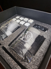 Custom Laser Engraved Whiskey Gift Set
