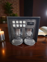 Custom Laser Engraved Whiskey Gift Set