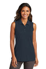 Custom Embroidered Port Authority® Ladies Dry Zone® UV Micro-Mesh Sleeveless Polo