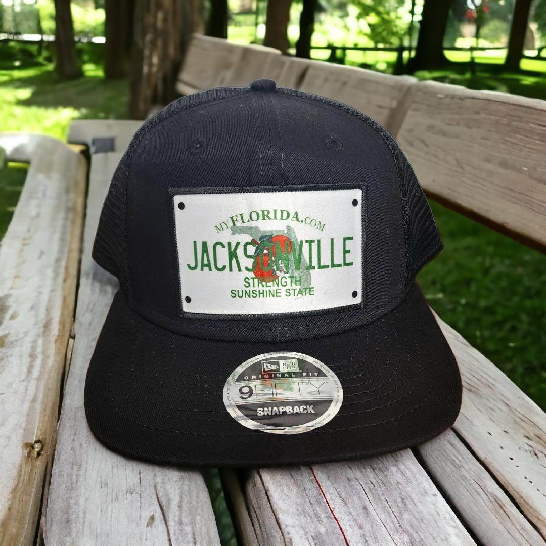 Jacksonville License Plate Trucker Hat