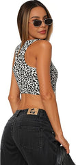 Jags Rhinestone Fringe Glitter Top