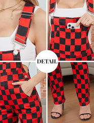 Georgia Dawgs Checkered Bib Overalls
