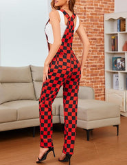 Georgia Dawgs Checkered Bib Overalls
